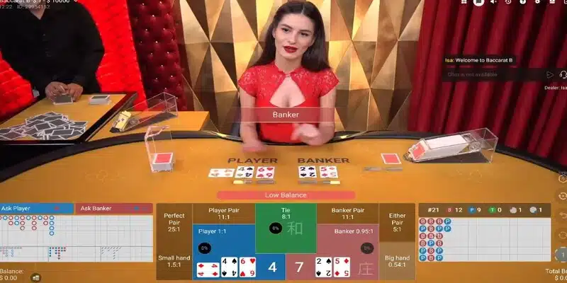 Game Baccarat có luật chia bài riêng người chơi cần nắm rõ